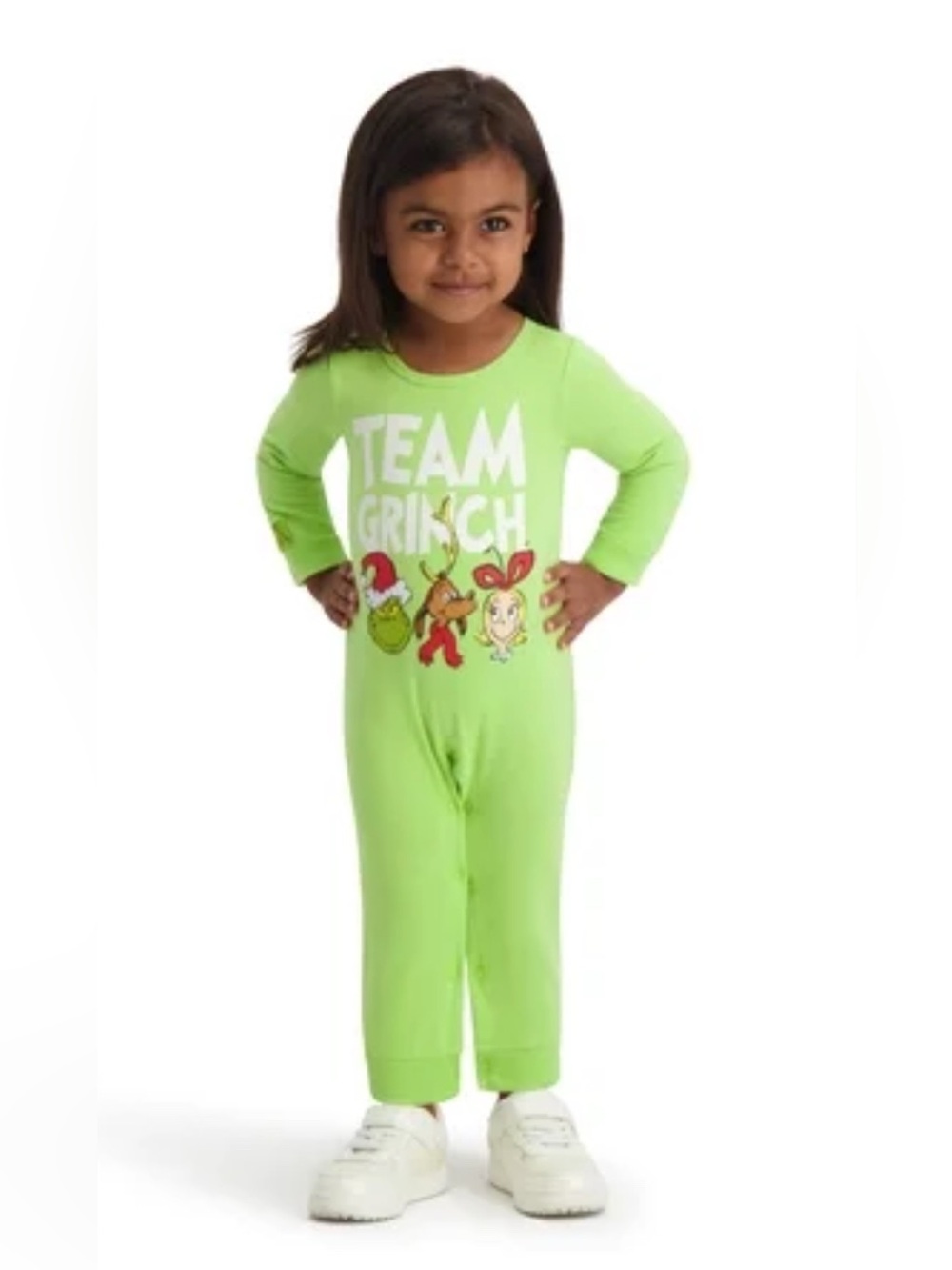 Disney Grinch Green Long sleeve One Piece 24 Month Outfit. 3607